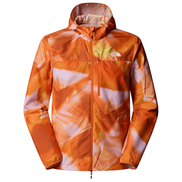 Bunda The North Face HIGHER RUN WIND JACKET Men 63K DIGITAL ORANGE PRISMS PRINT