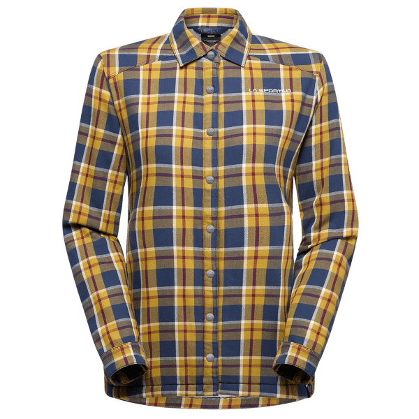 Koszula z długim rękawem La Sportiva RAMBLER LINED FLANNEL SHIRT WOMEN Night Sky/Chalk