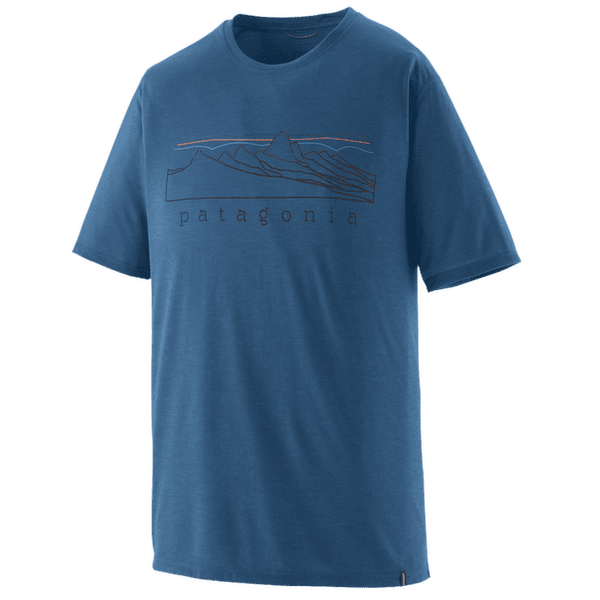 Koszulka z krótkim rękawem Patagonia Cap Cool Trail Shirt – Stratapeaks Men Aquatic Blue