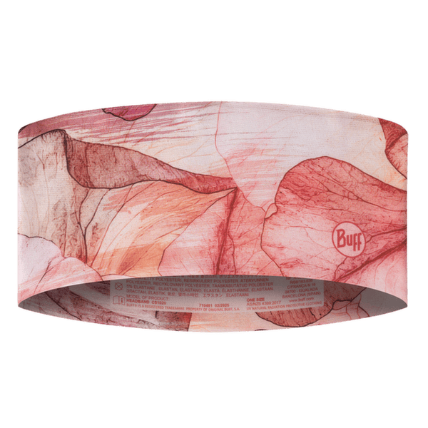 Opaska na głowę Buff Coolnet UV Wide Headband SENIA AZALEA