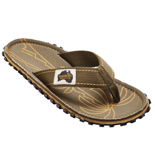 Klapki Gumbies Gumbies Palm Leaf Khaki Palm Leaf Khaki