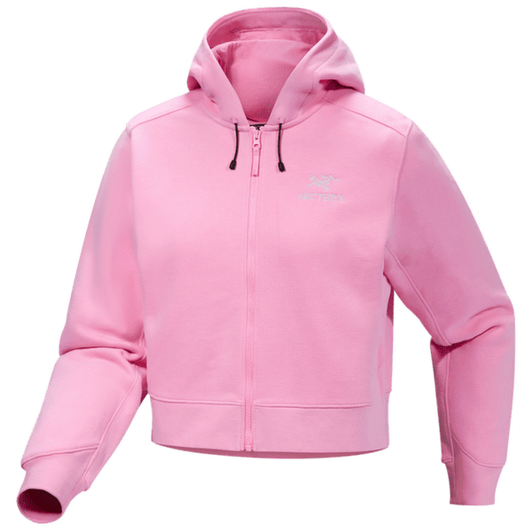 Bluza Arcteryx Emblem Fleece Full Zip Crop Hoody Women Pineberry