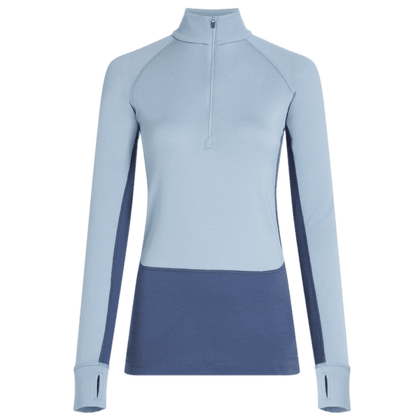 Koszulka z długim rękawem Icebreaker Merino 260 ZoneKnit™ LS Half Zip Women DAWN/ZINCBLUE/CB