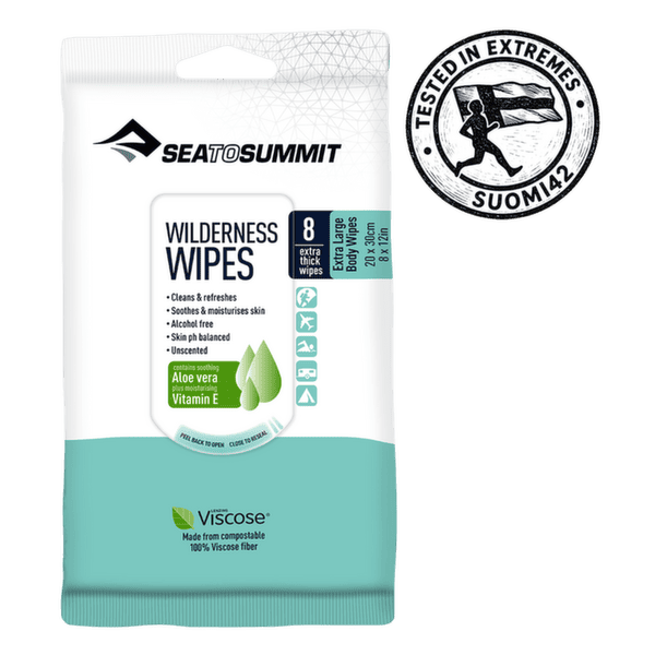 Higiena Sea to Summit Wilderness Wipes XL - 8 pack