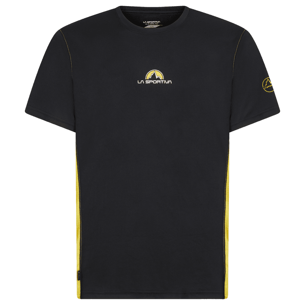 Koszulka z krótkim rękawem La Sportiva PROMO TEE Men Black/Yellow