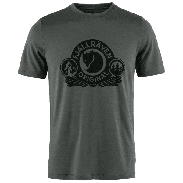 Koszulka z krótkim rękawem Fjällräven Abisko Wool Classic SS Men Basalt