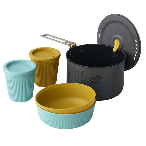 Naczynia Sea to Summit Frontier UL One Pot Cook Set - 2.2l pot/2 m bowls/ cups