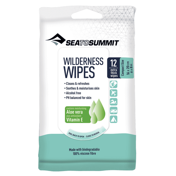 Higiena Sea to Summit Wildrness Wipes Compact - 12 pack