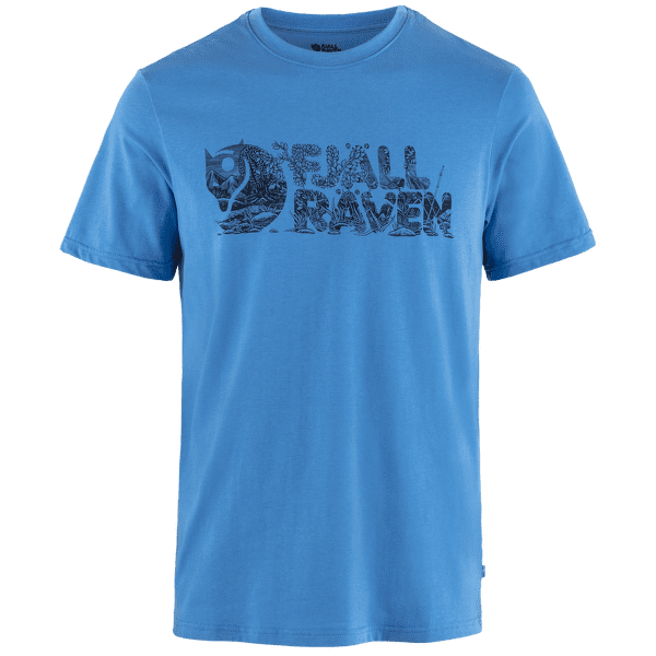 Koszulka z krótkim rękawem Fjällräven Lush Logo T-Shirt Men UN Blue