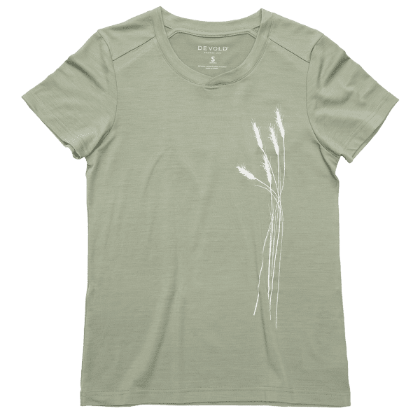 Koszulka z krótkim rękawem Devold Premium Oats Tee Women FOG