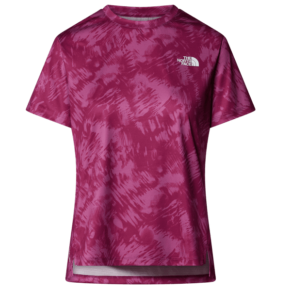 Koszulka z krótkim rękawem The North Face FLEX S/S TEE REG AOP women 85N CYBER BERRY WATERFALL PRINT