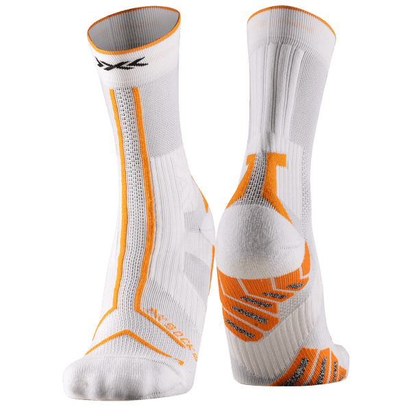 Skarpety X-Bionic X-SOCKS® TRAILRUN TERRASKIN EXPERT CREW X WHITE/BLAZING ORANGE