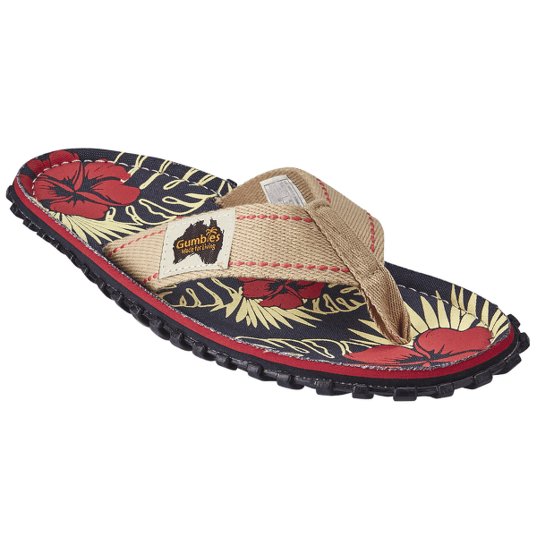 Klapki Gumbies Gumbies Denim Hibiscus Denim Hibiscus