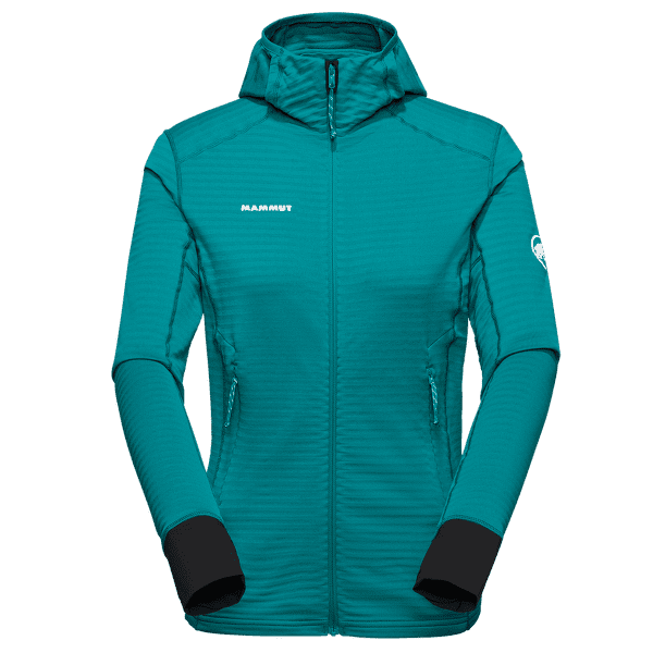 Bluza Mammut Taiss Light ML Hooded Jacket Women 40322 deep teal-black