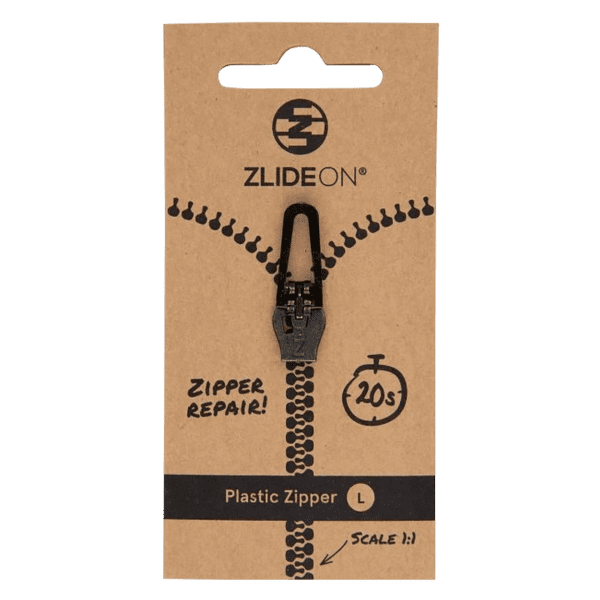 Zamek błyskawiczny ZlideON Repair slider for plastic zipper Black