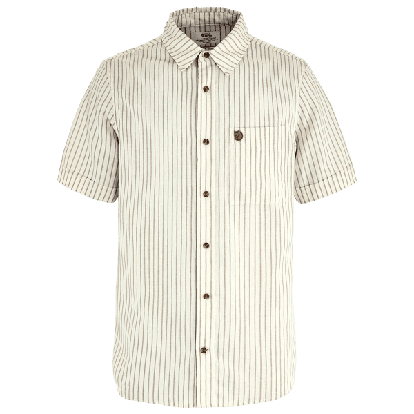 Koszulka z krótkim rękawem Fjällräven Övik Travel Shirt SS Men Chalk White-Sand Stone