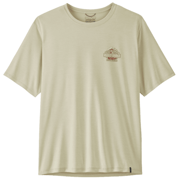 Koszulka z krótkim rękawem Patagonia Cap Cool Daily Shirt - Great Waves Men Dyno White