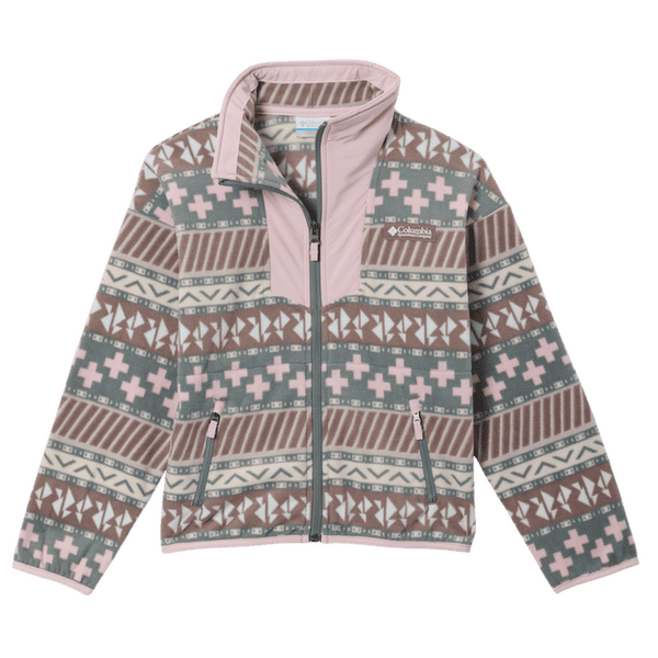 Kurtka Columbia Sequoia Grove Printed Full Zip Fleece Girls Iron Wizard Island, Mineral Pink 254