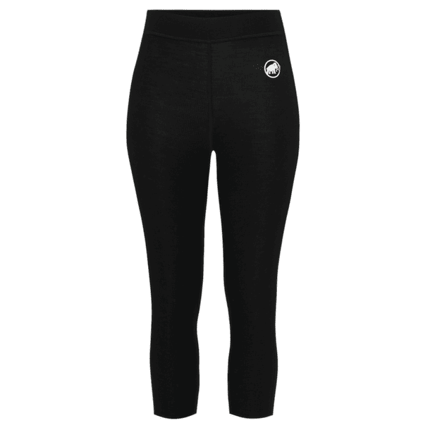 Legginsy 3/4 Mammut Tree Wool Thermal FL 3/4 Tights Women black 0001