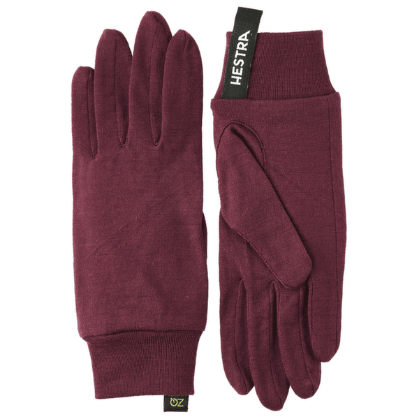 Wkładka Hestra Merino Wool Liner Active Bordeaux