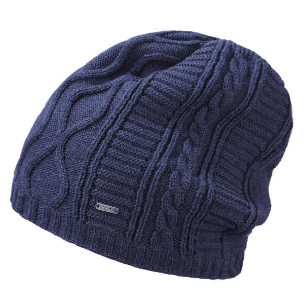 Czapki Kama Knitted Merino Hat A150 108 navy