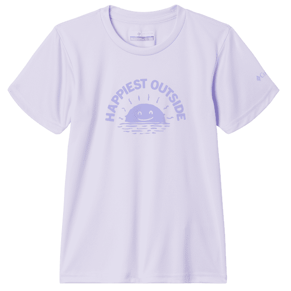 Koszulka z krótkim rękawem Columbia Fork Stream Short Sleeve Graphic Shirt Purple Tint, Happier Outside 568