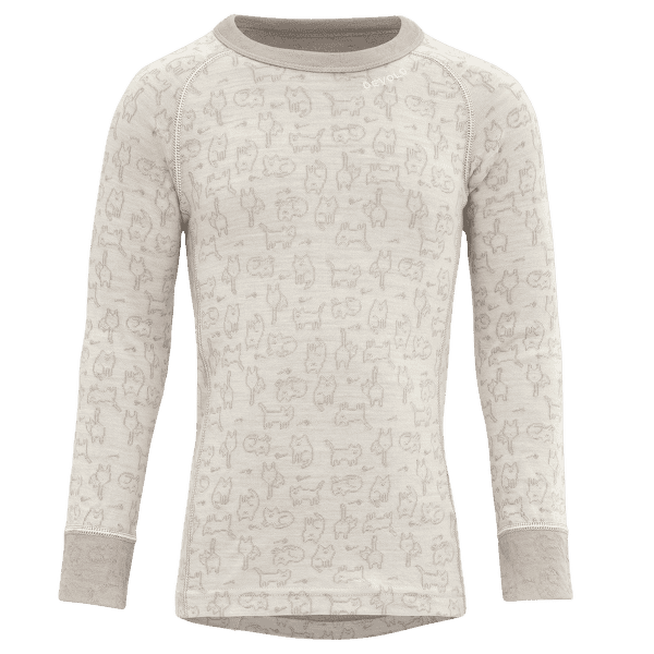 Koszulka z długim rękawem Devold Duo Active Merino Shirt Kid 010A RAW WHITE