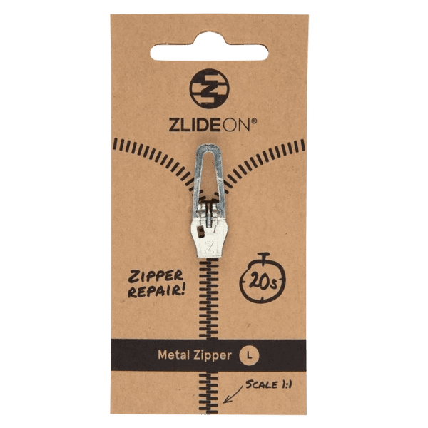 Zamek błyskawiczny ZlideON Repair slider for metal zipper Silver