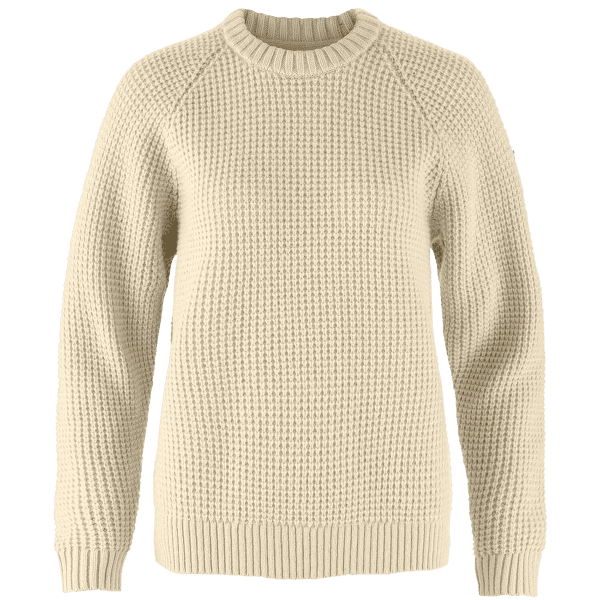 Sweter Fjällräven Övik Waffle Knit Women Light Beige