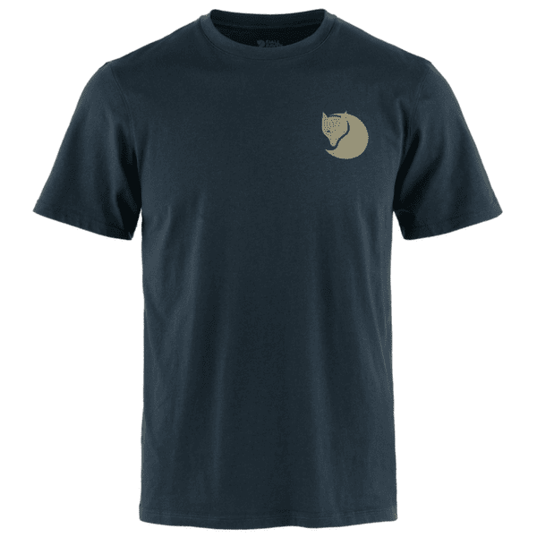 Koszulka z krótkim rękawem Fjällräven Walk With Nature T-shirt men Dark Navy