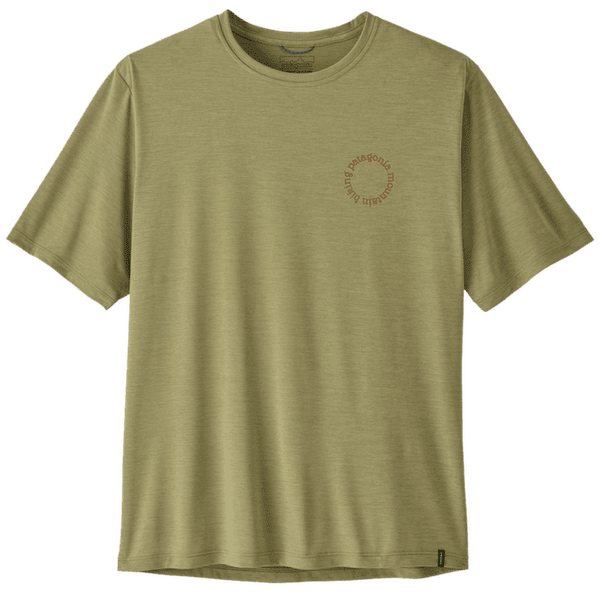 Koszulka z krótkim rękawem Patagonia Cap Cool Daily Shirt - Spoke Stencil Men Gumtree Green - Light Gumtree Green X-Dye