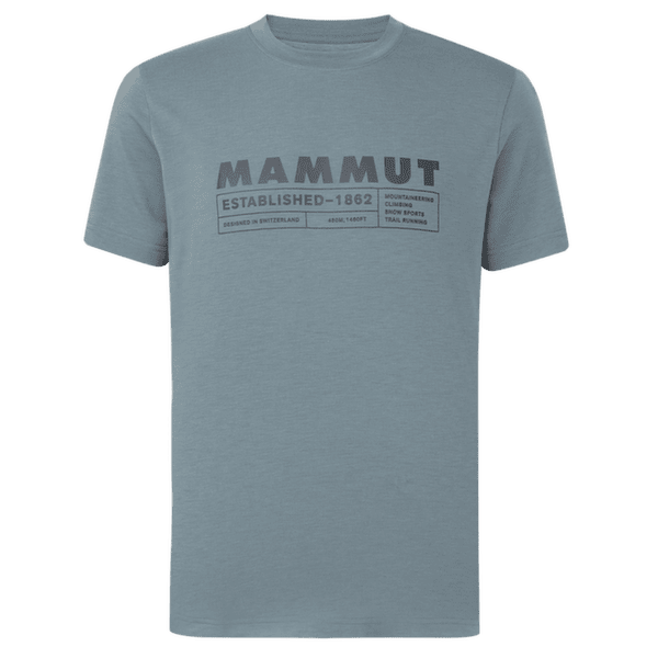 Koszulka z krótkim rękawem Mammut Trovat T-Shirt Men Logo 00789 strata