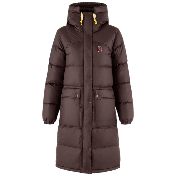 Parka Fjällräven Expedition Long Down Parka Women Black Oak