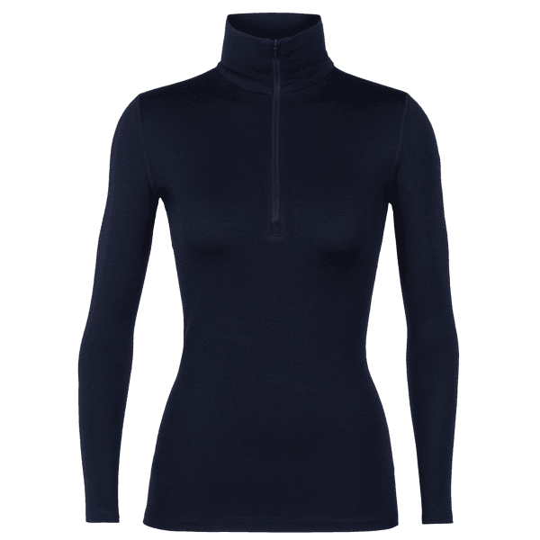 Koszulka z długim rękawem Icebreaker Tech LS Half Zip Women (104390) Midnight Navy