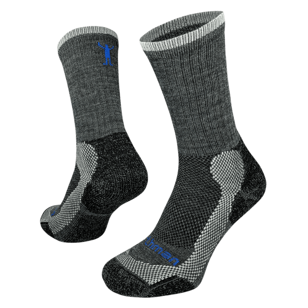 Skarpety Northman Trekking Light Merino Crew Šedá/antracit