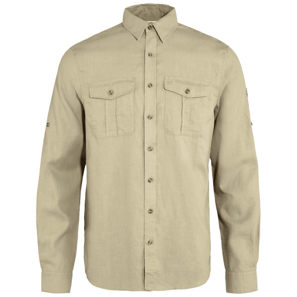 Koszula z długim rękawem Fjällräven Övik Travel Shirt LS Men Sand Stone