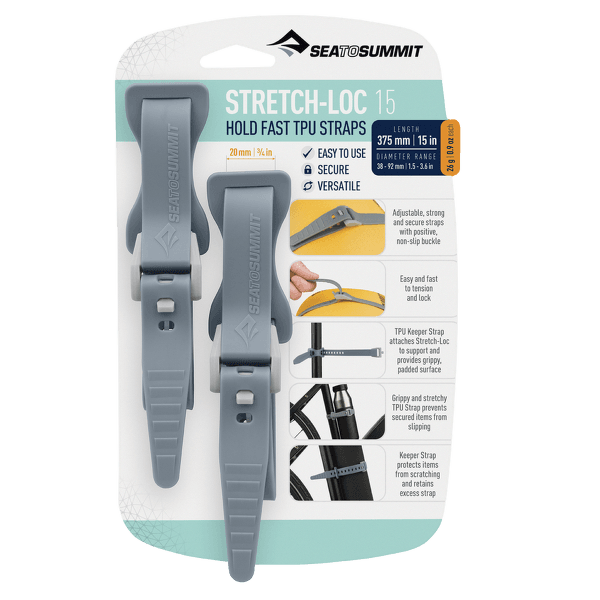 Pasek Sea to Summit Stretch-Loc 15 - 20mm x 375mm 2 Pack Dusk (DSK)