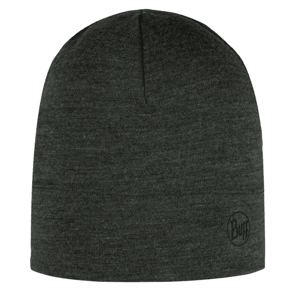Czapki Buff Midweight Merino Wool Hat Forest Night Melange (118006) SOLID BARK