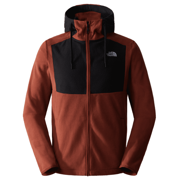 Bluza The North Face HOMESAFE FULL ZIP FLEECE HOODIE Men BRANDY BROWN/TNF BLACK