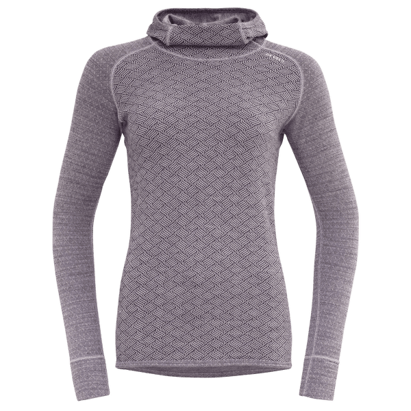 Koszulka z długim rękawem Devold Kvitegga Merino 230 Hoodie Women 167A ORCHID