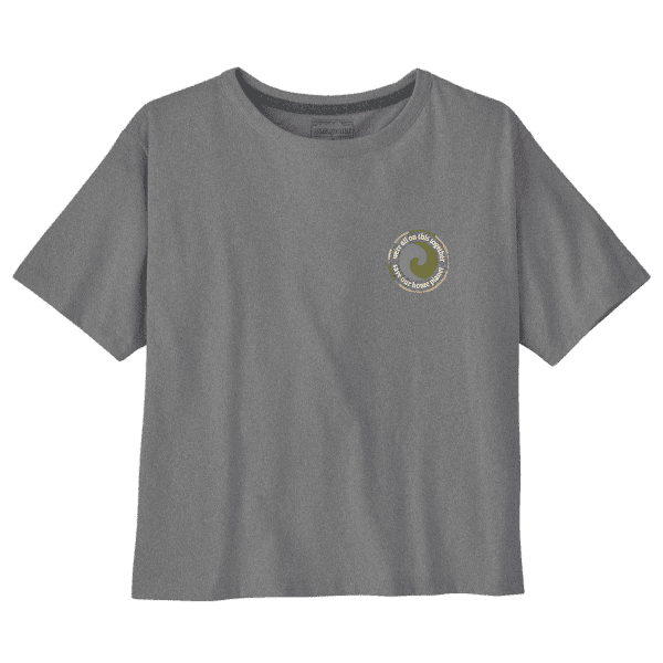 Koszulka z krótkim rękawem Patagonia Unity Fitz Easy Cut Responsibili-Tee Women Gravel Heather