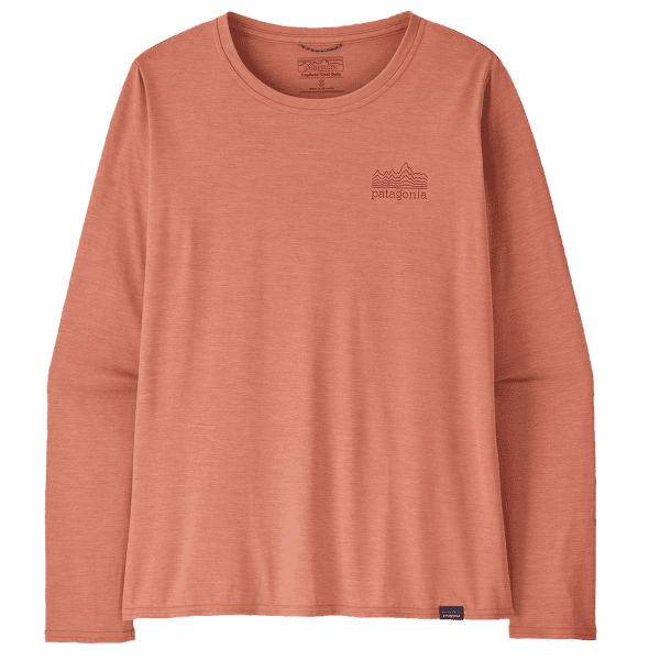 Koszulka z długim rękawem Patagonia L/S Cap Cool Daily Graphic Shirt Women Strataspire: Moment Pink X-Dye