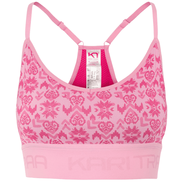 Biustonosz Kari Traa VAR PRINTED SPINK/BRIGHT PINK