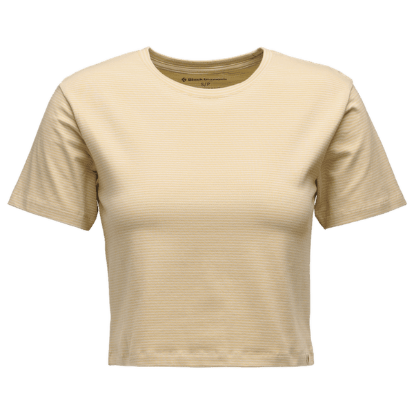 Koszulka z krótkim rękawem Black Diamond BD Stripe SS Tee Women White Oak-Off White
