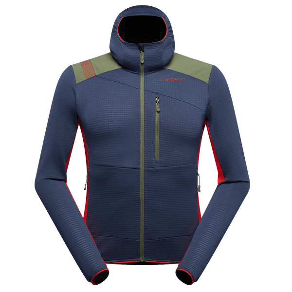 Bluza La Sportiva AEQUILIBRIUM THERMAL HOODY Men Night Sky/Mountain Red
