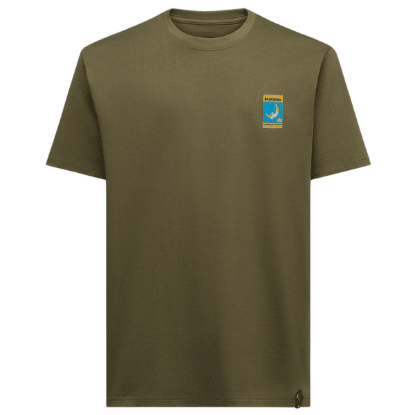 Koszulka z krótkim rękawem La Sportiva MOON PATCH T-SHIRT Men Cypress