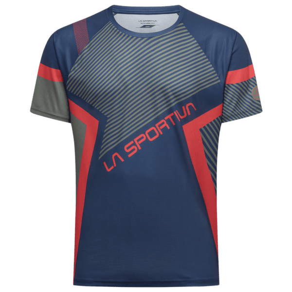 Koszulka z krótkim rękawem La Sportiva FLOW T-SHIRT Men Mountain Red/Cypress