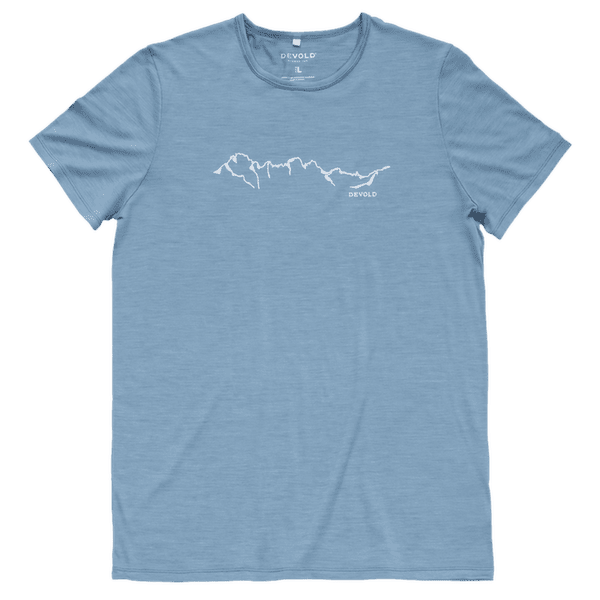 Koszulka z krótkim rękawem Devold Active Skyline Tee Men 247A SKYBLUE