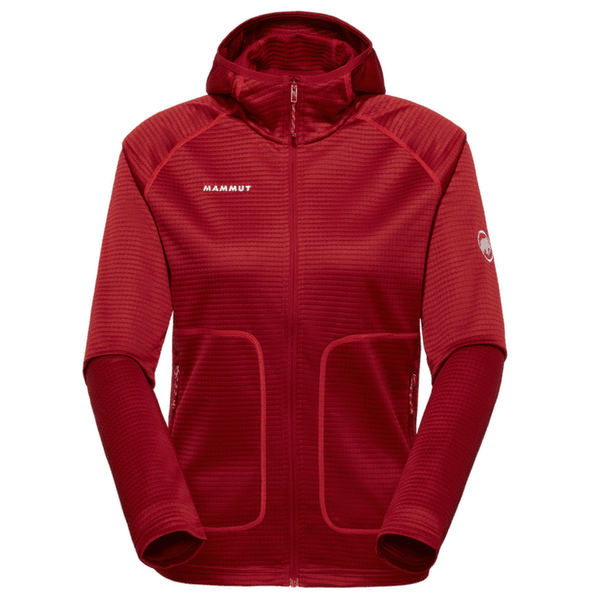 Bluza Mammut CRAG ML HOODED JACKET WOMEN 3818 dark mammut red
