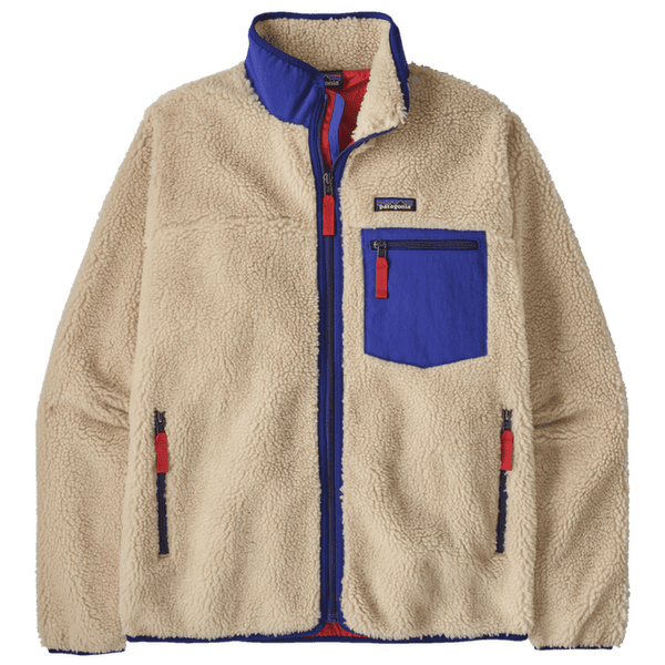 Kurtka Patagonia Classic Retro-X Jacket Men Dark Natural w/Cobalt Blue